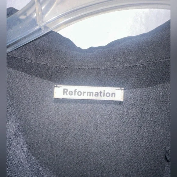 Reformation Violet long sleeve button up - size small - sheer - worn once - Picture 3 of 5